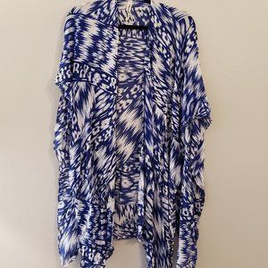 Michael Stars Blue & White Kimono